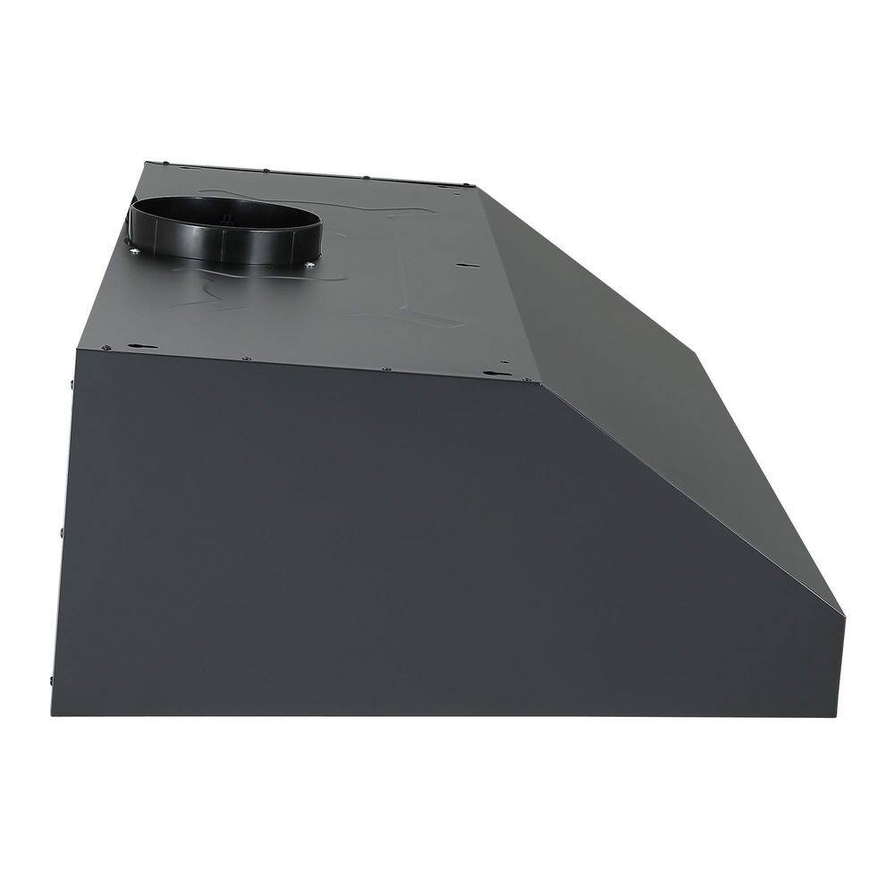 Ancona 36" Black Stainless Steel Under Cabinet Range Hood