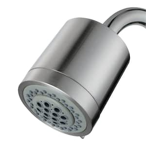 Vilbosch 2-Spray Patterns 3.19 in. Wall Mount Fixed Shower Head in Brushed Nickel