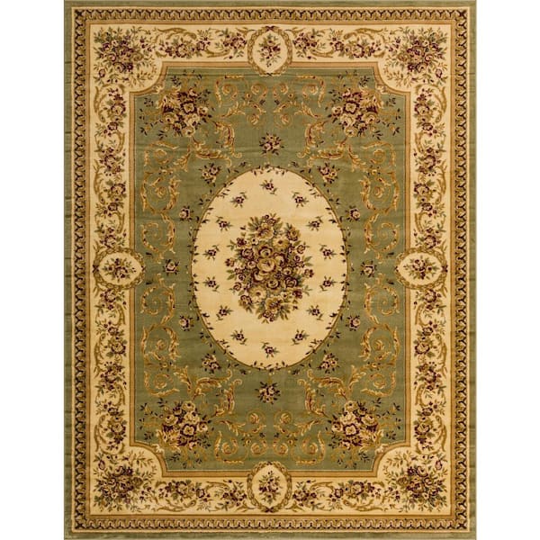 Versailles Phillipe Green 9' 0 x 12' 0 Area Rug