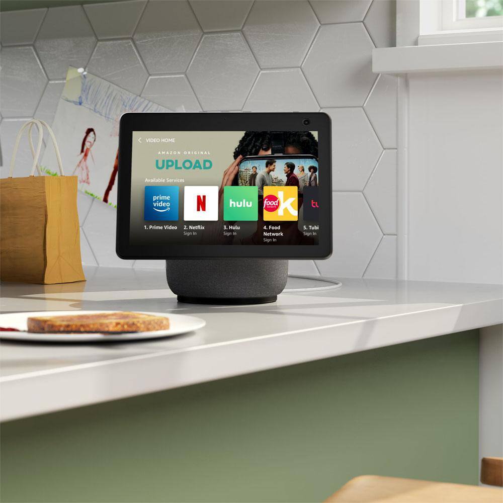 Charcoal 10.1" Smart Display with Alexa and Camera
