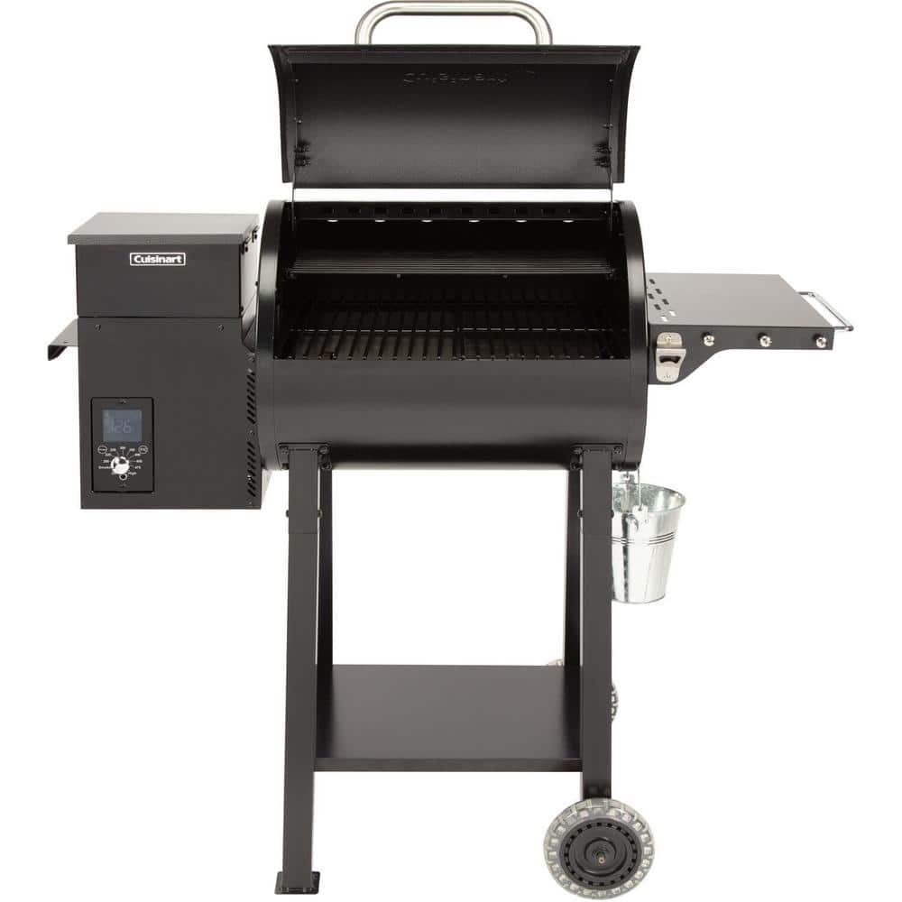 Cuisinart Black Steel 465 sq. in. Wood Pellet Grill and Smoker
