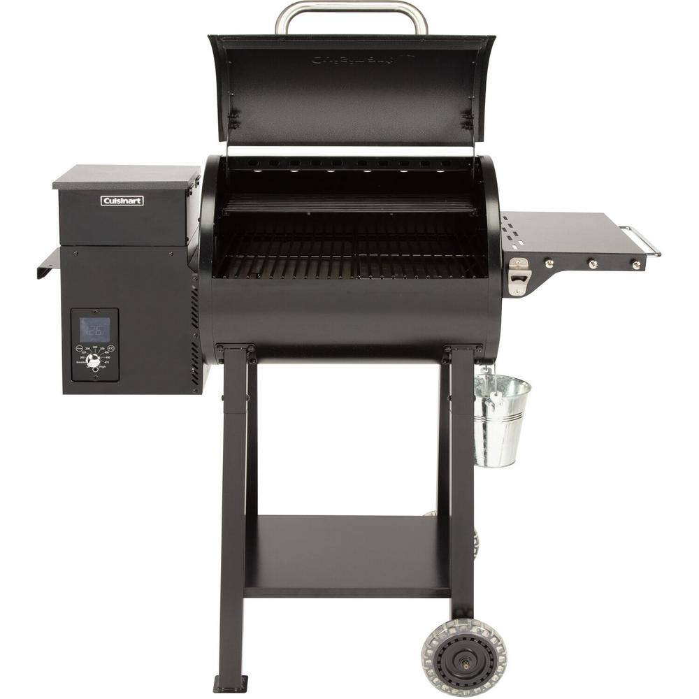 Cuisinart Black Steel 465 sq. in. Wood Pellet Grill and Smoker