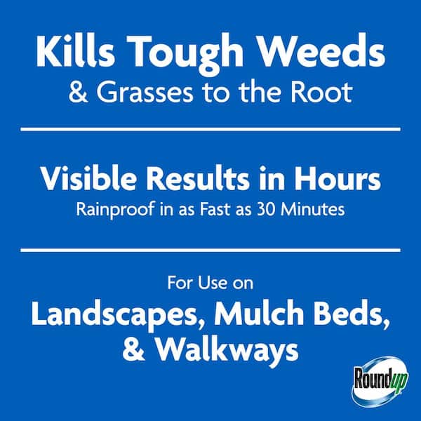 1.25 Gal. Weed/Grass Killer4 Refill, Use In and Around Flower Beds, Trees, Driveways, Walkways, and More