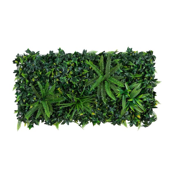 Nearly Natural 20 in. x 40 in. UV Resistant Andean Cloud Forest Artificial Living Wall Privacy Hedge Panel (Indoor/Outdoor)