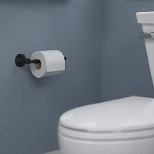 Ashlyn Wall Mount Pivot Arm Toilet Paper Holder Bath Hardware Accessory in Matte Black
