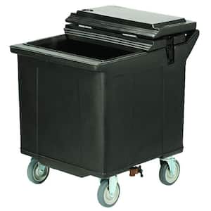 125 lb. 22.25 in. W 4 Swivel Casters Black Insulated Ice Caddy
