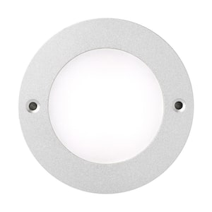 Disk Lighting 1-Light Brushed Nickel Dimmable 3000K 250 Lumens Integrated LED Puck Light