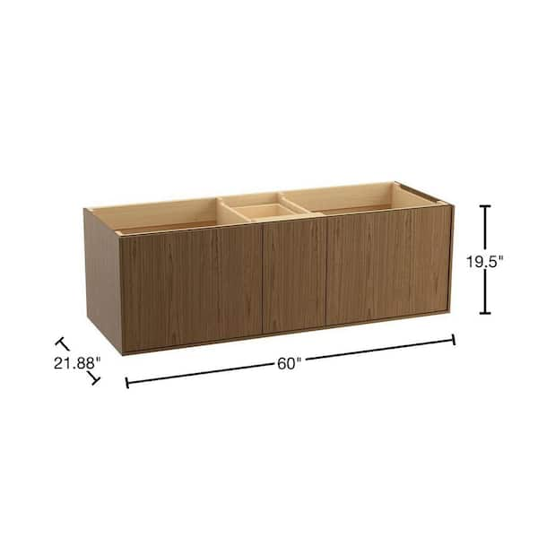 Kohler K-99678-SH10-1WR Adjustable Shelf with Electrical Outlets for 48 Tailored Vanities with 2 Doors, 6 Drawers