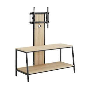 North Avenue 43.307 in.W Charter Oak TV Stand with Mount Fits TV's up to 50 in. Cable Management