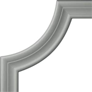 6-5/8 in. x 3/4 in. x 6-5/8 in. Urethane Stockport Panel Moulding Corner (Matches Moulding PML01X00ST)