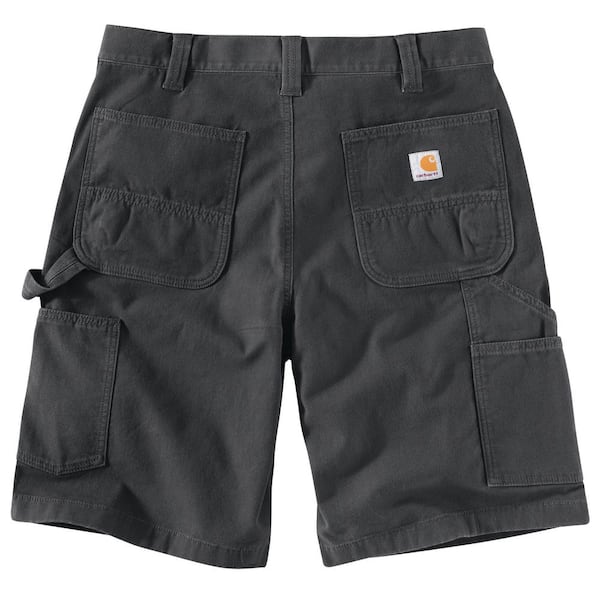 Carhartt Men's 40 Gravel Cotton/Spandex Rugged Flex Rigby Short 102514-039  - The Home Depot