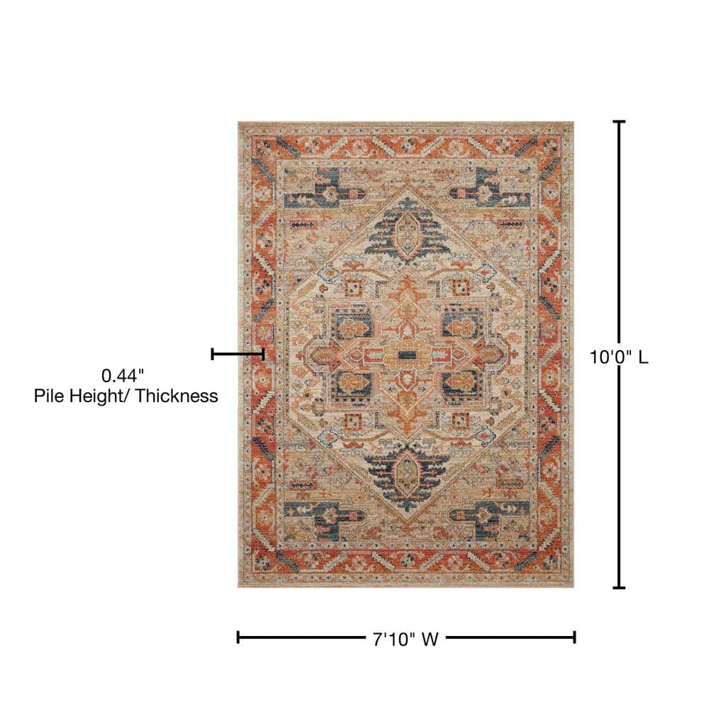 Loloi II Jocelyn Modern Sand & Multi Rectangular Area Rug