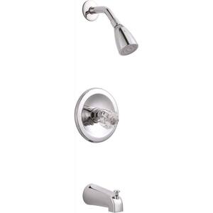 Concord Single-Handle 1- -Spray Tub and Shower Faucet in Chrome (Valve Included)