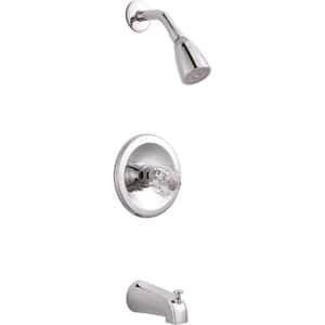 Concord Single-Handle 1- -Spray Tub and Shower Faucet in Chrome (Valve Included)