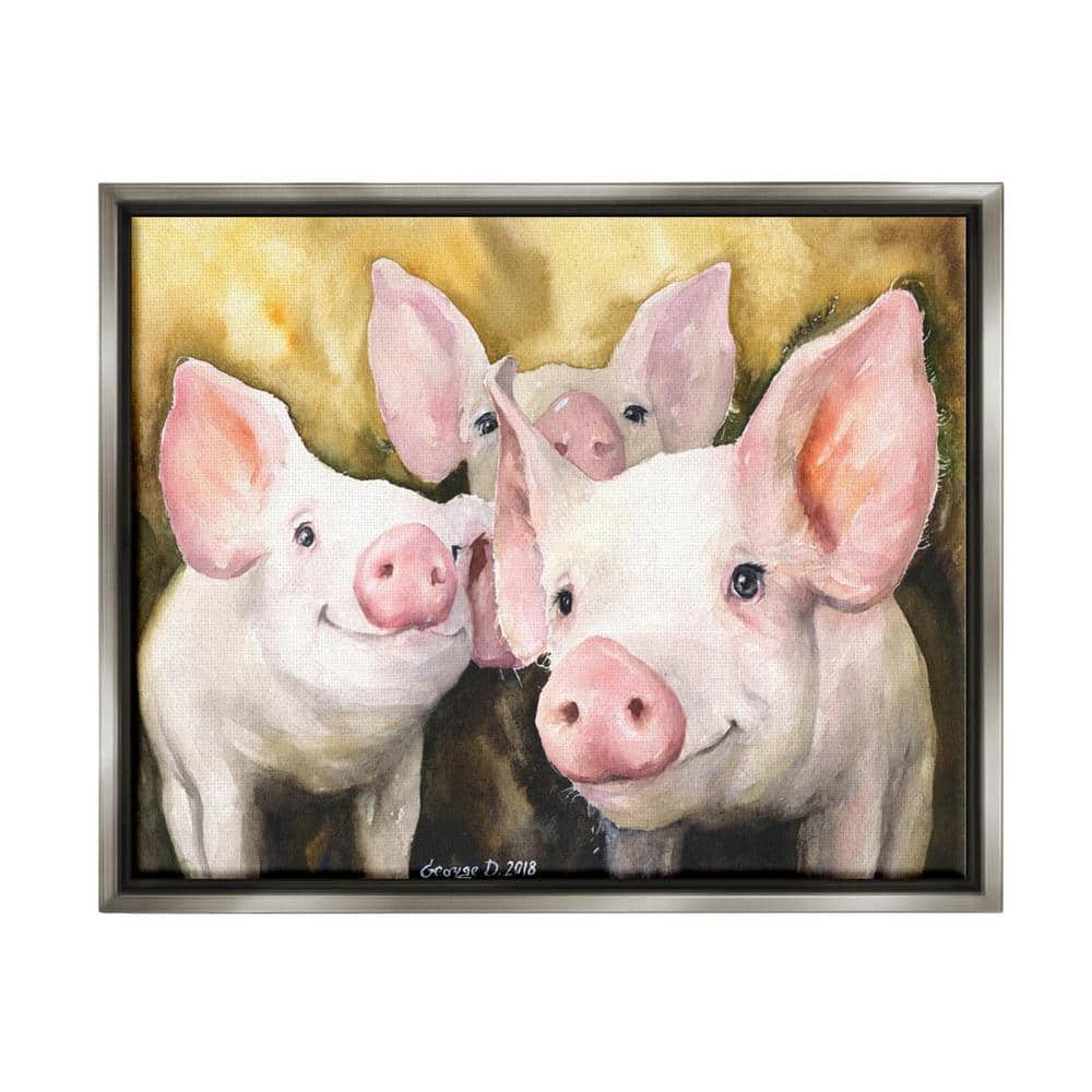 Pig Read Newspaper Painting Funny Animals Canvas Art Decor Sofa – CP Canvas  Painting Online