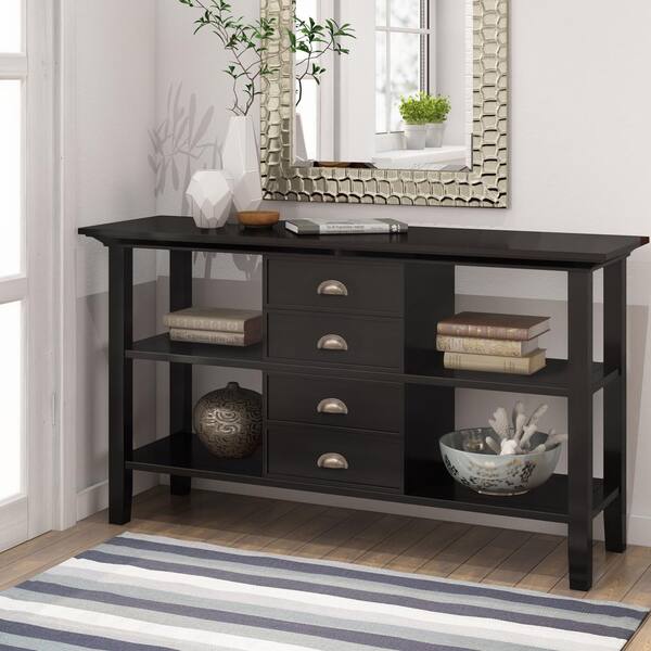 simpli home redmond console table