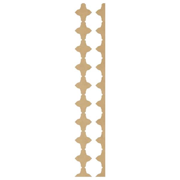 Ekena Millwork Pandora 0.125 in. T x 0.33 ft. W x 4 ft. L Dark Grey Acrylic Resin Decorative Wall Paneling 17-Pack