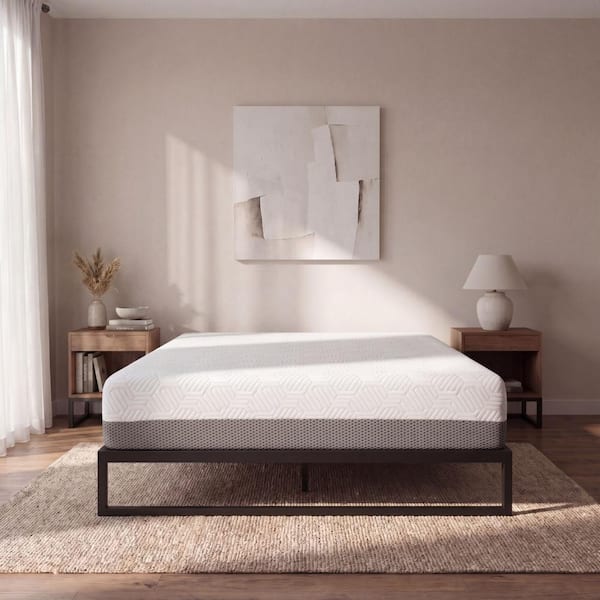 OMNE SLEEP Omne Sleep 10 in. Medium Firm Gel Memory Foam Mattress