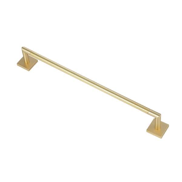 Rapture 10.86 in. Wall Mounted Towel Bar-Satin Brass