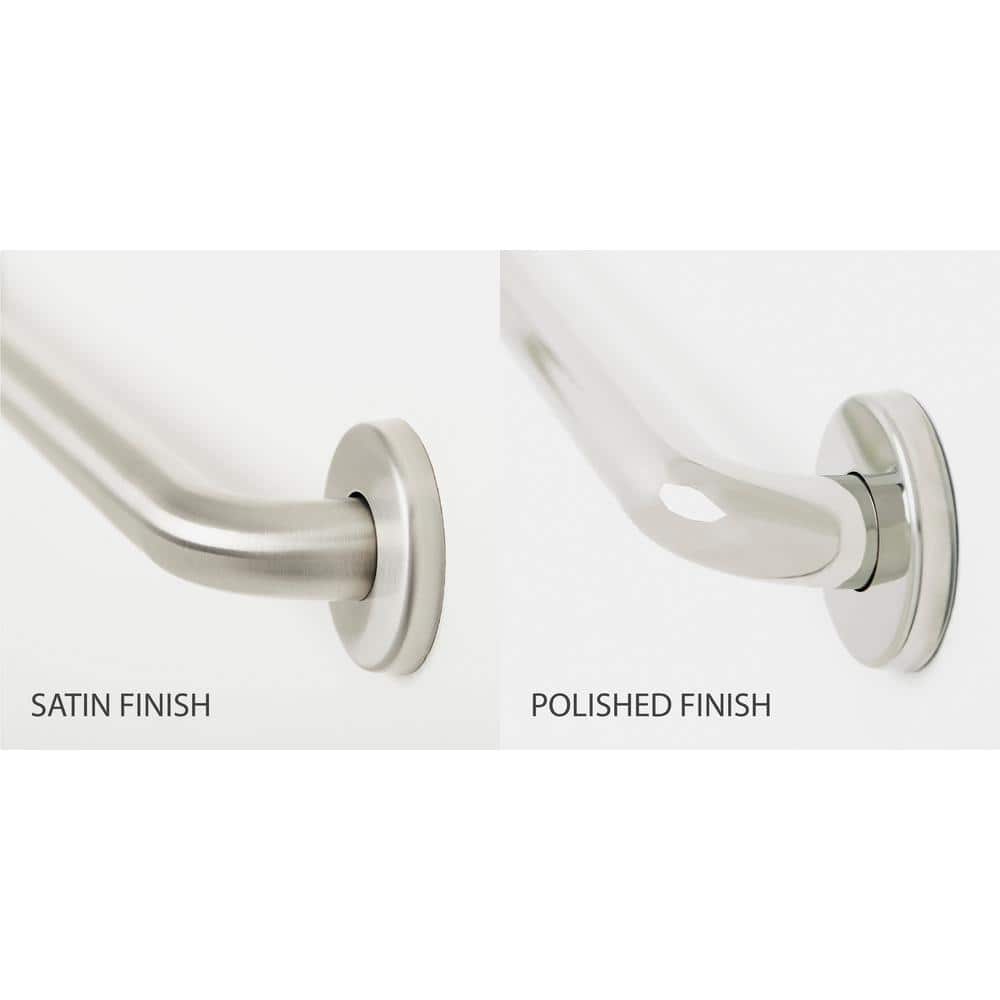 Signature Satin Stainless Steel 16" Bathroom Grab Bar