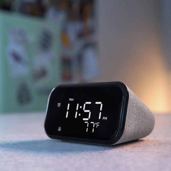 Lenovo Smart Clock Essential ZA740005US - The Home Depot