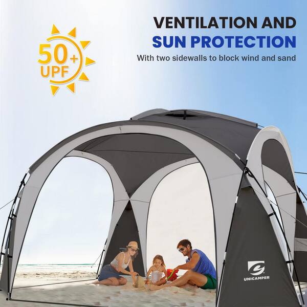 Zeus & Ruta 12 ft. x 12 ft. Pop Up Canopy UPF50plus Tent with Side
