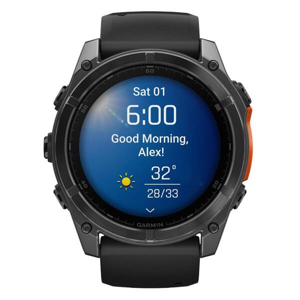 Garmin fenix 8 AMOLED Multisport 51-mm GPS Watch with Silicone