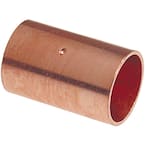 1 in. Copper Pressure Cup x Cup Coupling with Stop Fitting