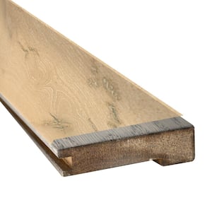 Tustin Grove 0.63 in. T x 3 in. W x 78 in. L Engineered Large Flush Stair Nose Eased Edge Molding Hardwood Trim