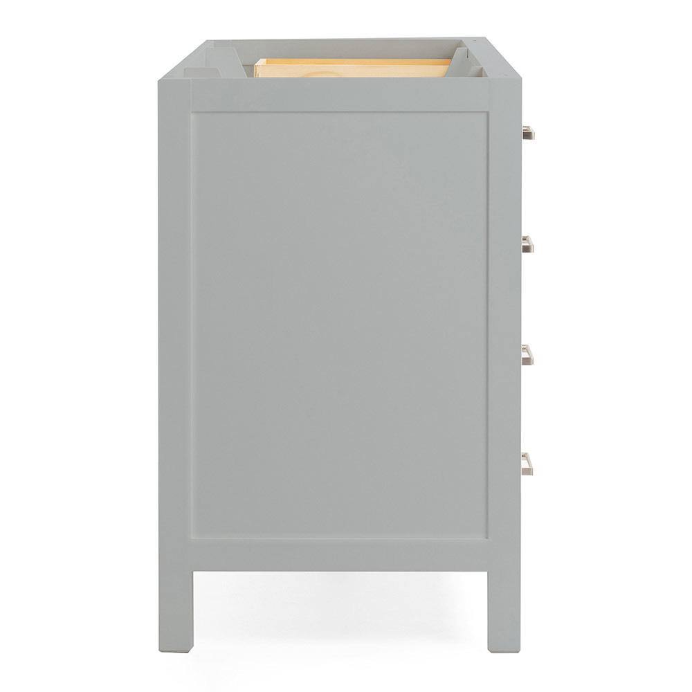 Cambridge 54" Grey Solid Wood Freestanding Bathroom Vanity