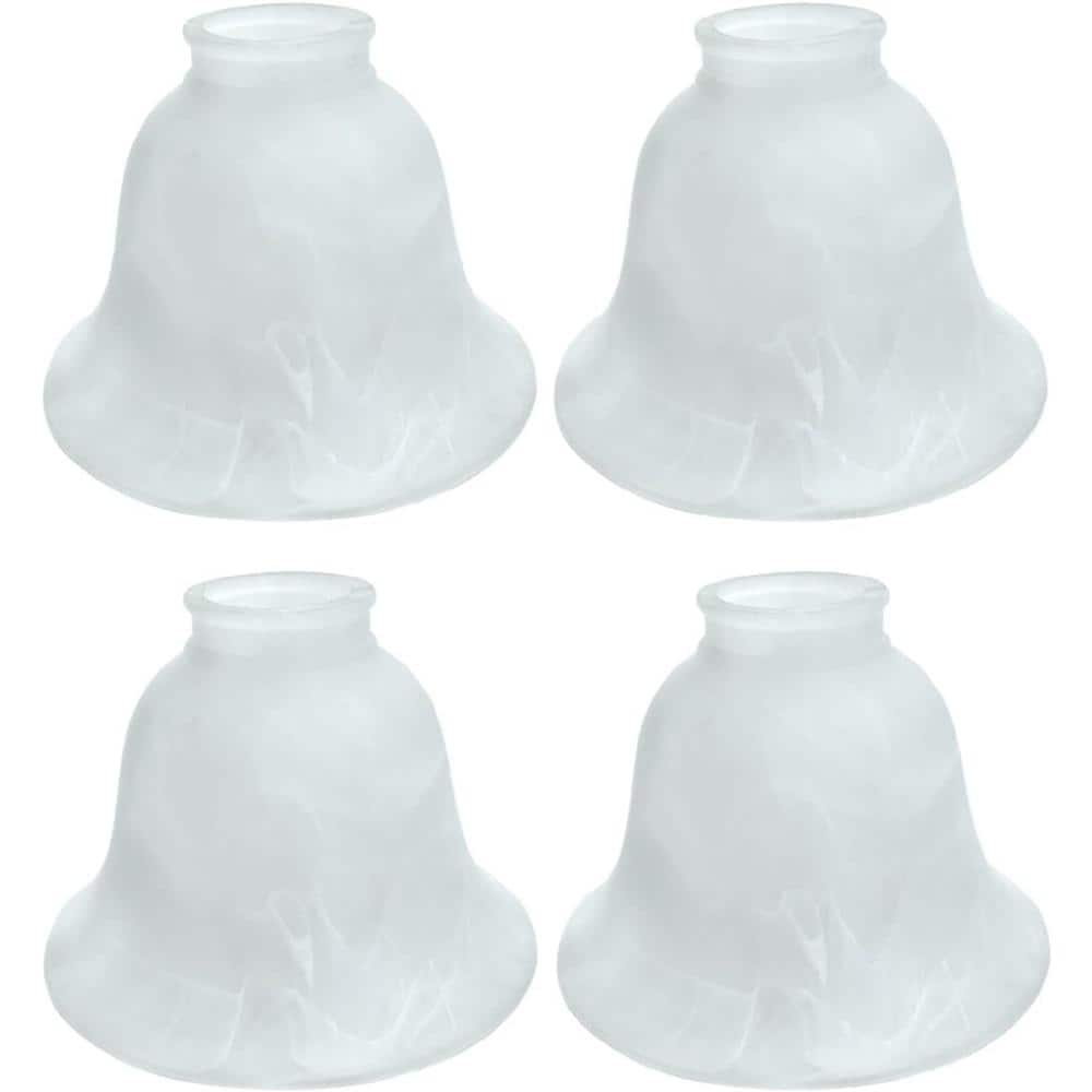 4PK-Lighting Accessory-Replacement Glass-Faux Alabaster, 2-1/4 In ...