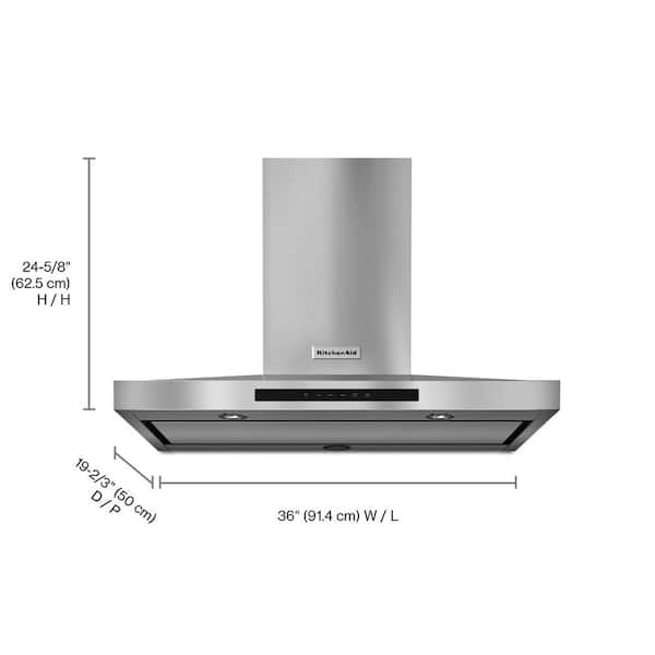 KitchenAid Range Hood (KVWB606DSS) - Stainless Steel KitchenAid Range Hood (KVWB606DSS) - Stainless Steel