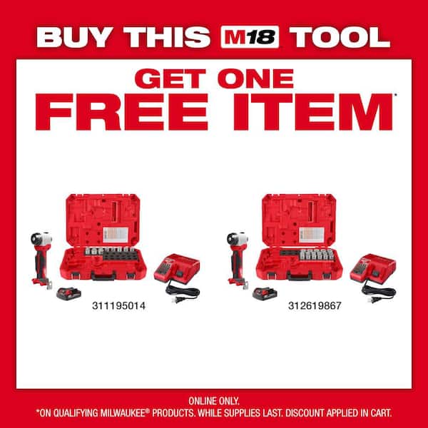 M18 18V Lithium-Ion Cordless FORCE LOGIC 750 MCM Crimper with #6-750 MCM Cu Dies