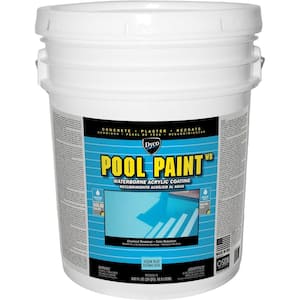 Pool Paint 5 Gal. 3151 Ocean Blue Semi-Gloss Acrylic Exterior Paint