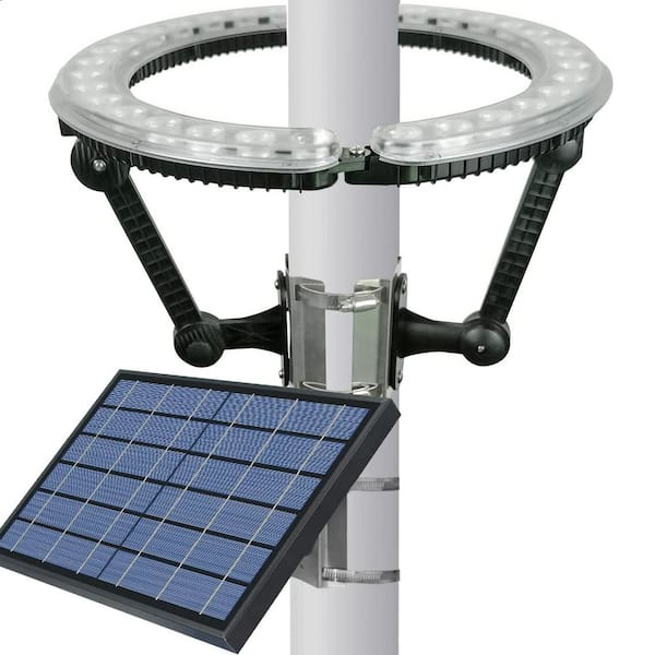 9.4 in. Adjustable Solar Flag Pole Light