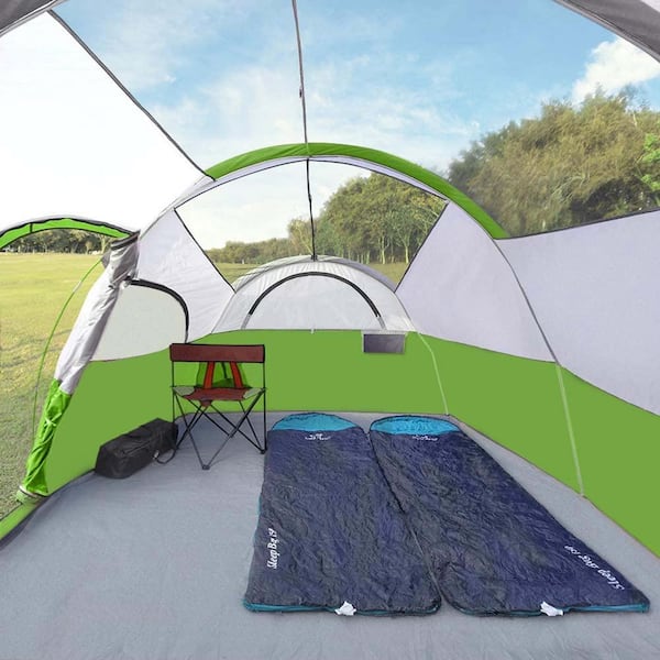 Portable Safari Ground Tent Large, Grey Body & Grey Trim