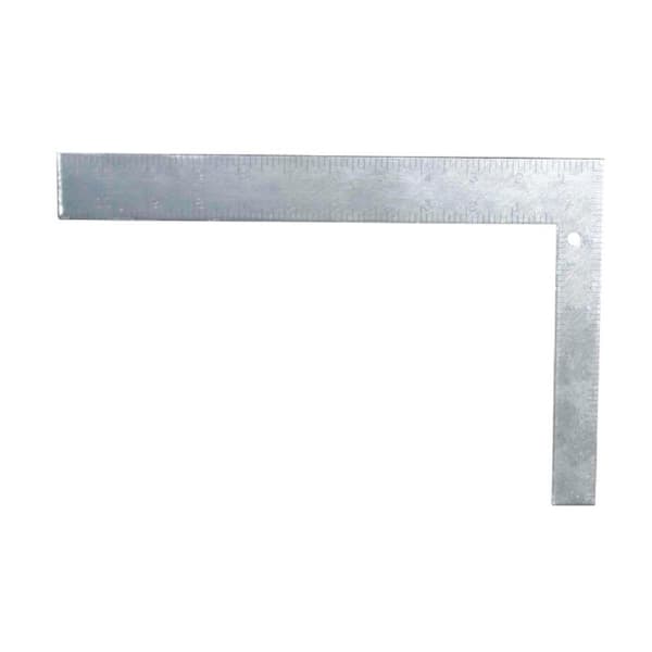 SANDS 8 in. x 12 in. Etched Steel Square English/Metric