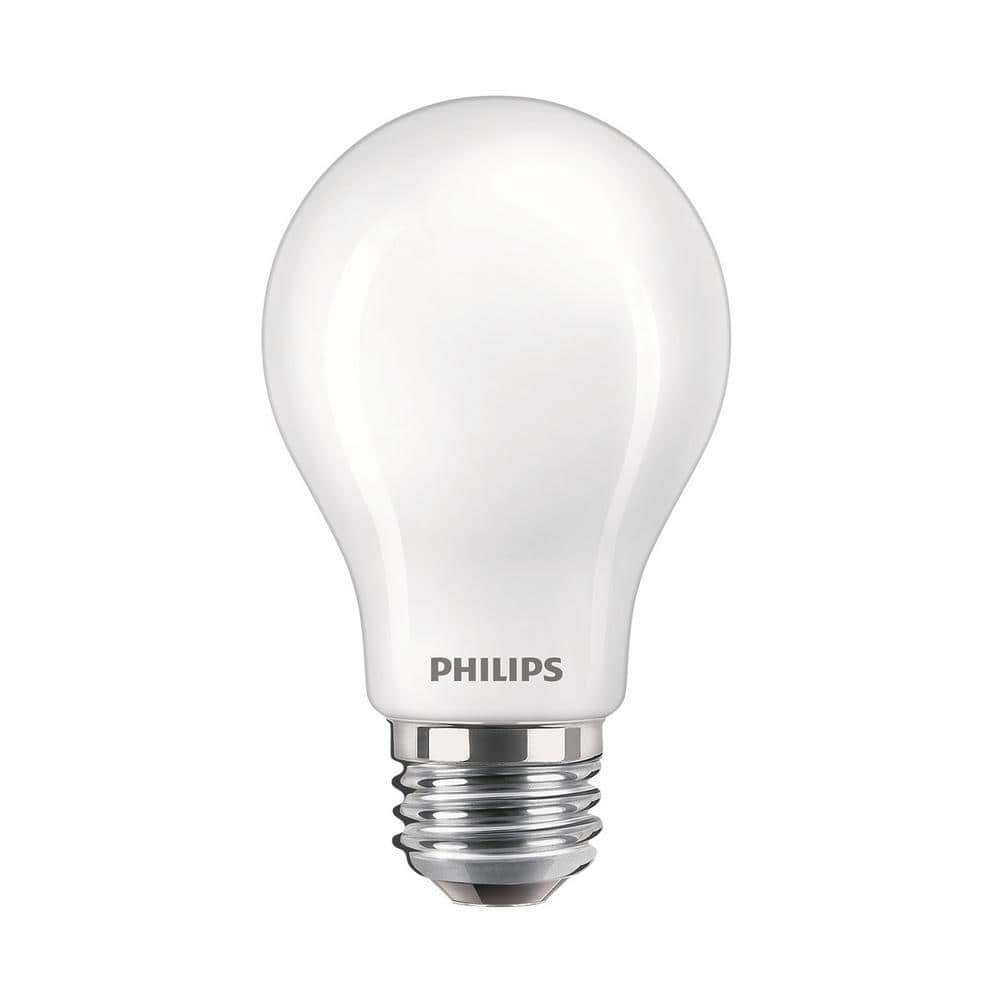 belasting Verwisselbaar lotus Philips 40-Watt Equivalent A19 Dimmable Energy Saving LED Light Bulb  Frosted Glass Daylight (5000K) (2-Pack) 557611 - The Home Depot