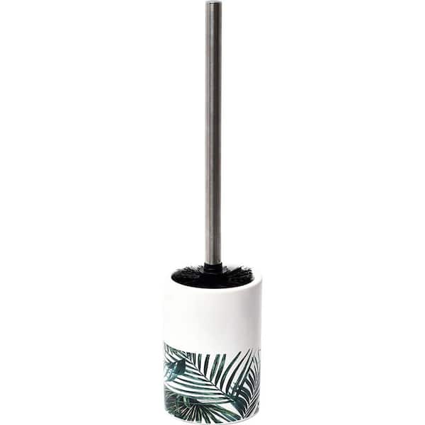 Evideco Tropical Collection Freestanding Toilet Bowl Brush and Holder
