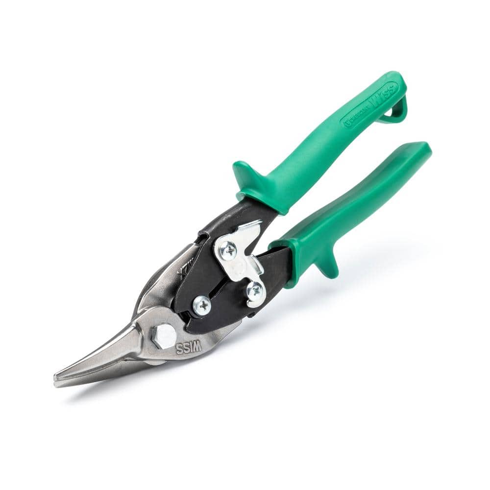Crescent Wiss 9-3/4 in. Compound Action Straight and Right Cut Aviation  Snips M2R - The Home Depot