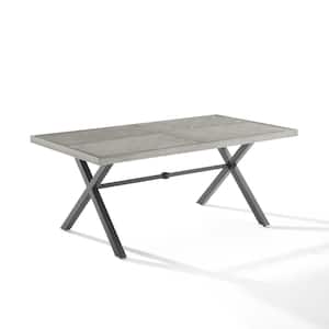 Otto Black Metal Outdoor Dining Table