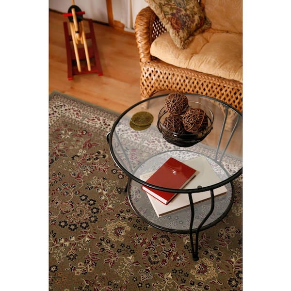 Persian Classics Sarouk Green 7 ft. x 10 ft. Area Rug