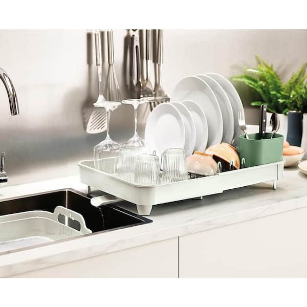 Adrinfly Stainless Steel Sink Grid Protector Dish Rack