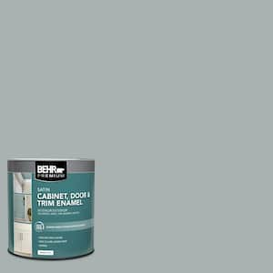 1 qt. #730F-4 Flint Smoke Satin Enamel Interior/Exterior Cabinet, Door & Trim Paint