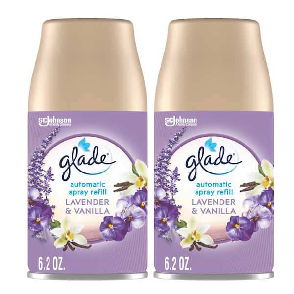 Glade 6.2 oz. Lavender and Vanilla Automatic Air Freshener Refill (2-Count)