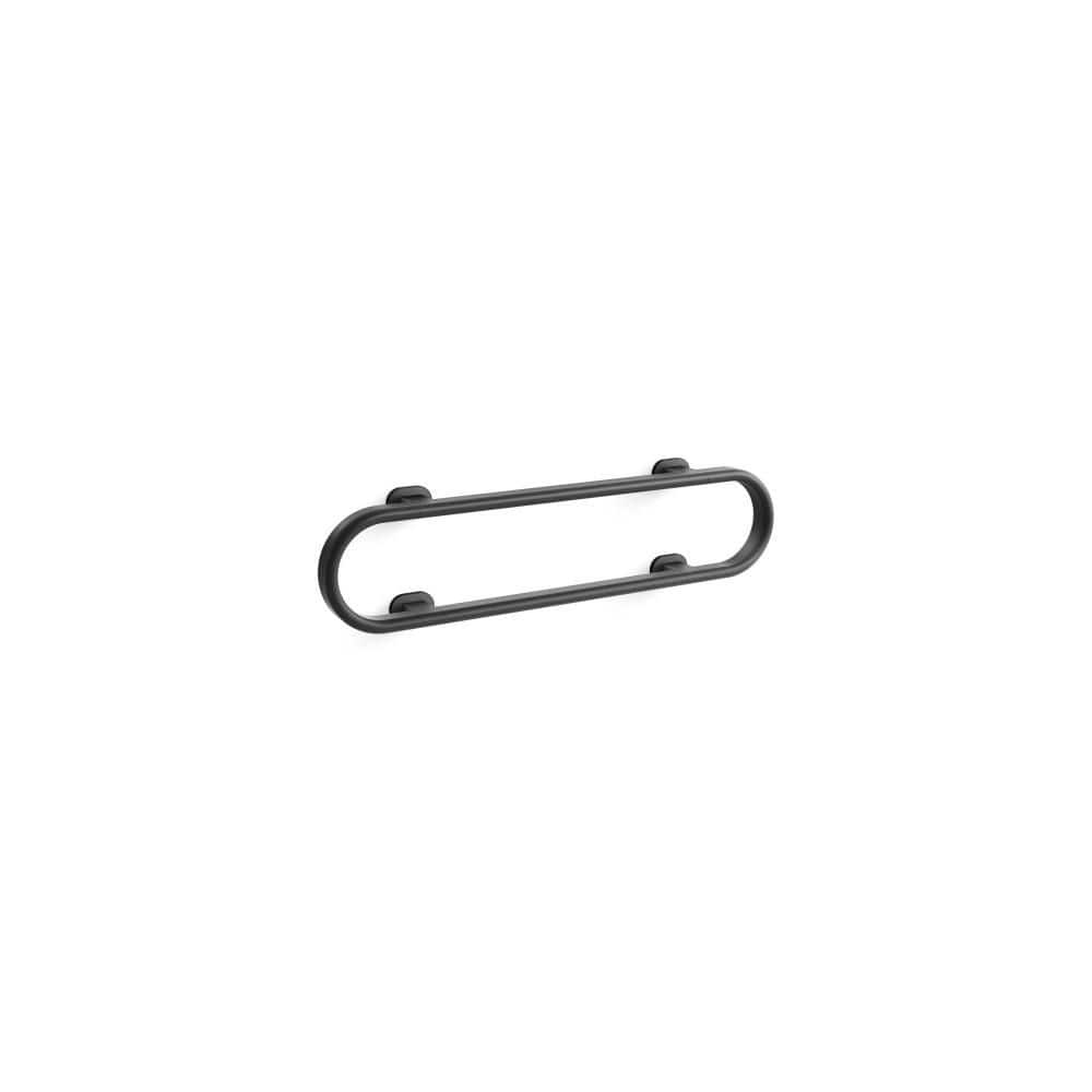 Belay 30 in. Grab bar loop in Matte Nickel