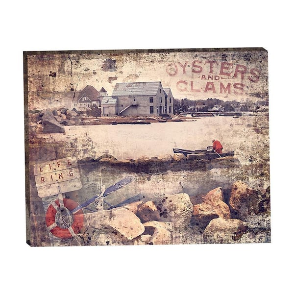 Iceman Clam and Oyster Fisherman by Grotto Studios 1-Piece Unframed Graphic Print Home Poster Art Print 16 in. x 20 in.