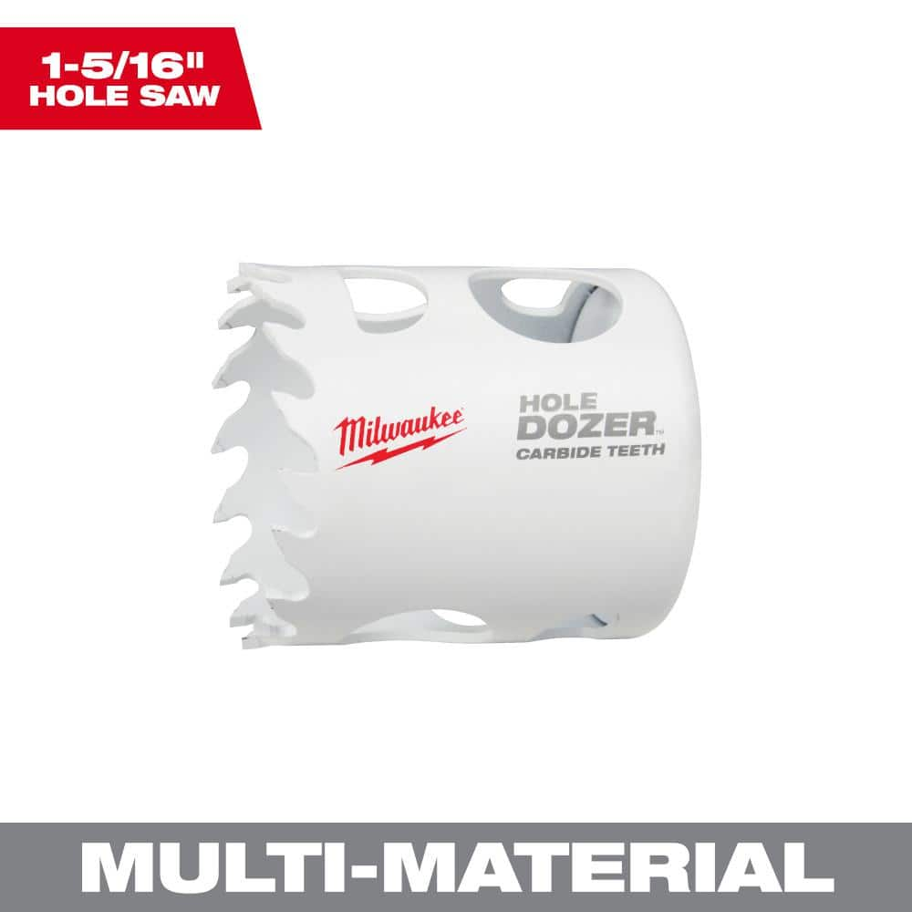 Milwaukee 1-5/16 in. Hole Dozer Carbide Hole Saw 49-56-0711 - The