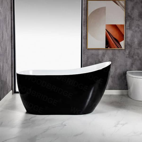 https://images.thdstatic.com/productImages/a4966b10-e1e1-47ec-9188-f755fb86fff4/svn/black-with-brushed-nickel-trim-woodbridge-flat-bottom-bathtubs-hbt5660-31_600.jpg