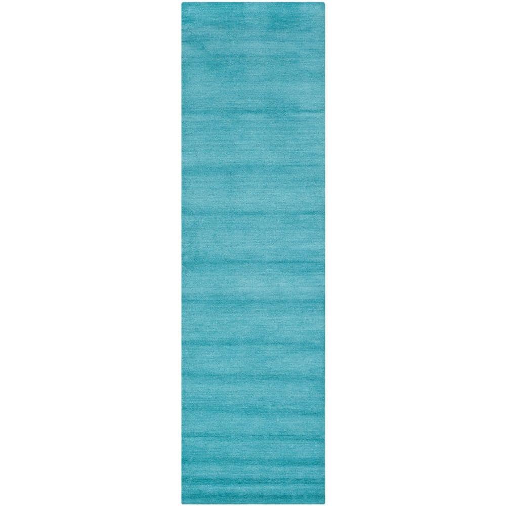 Himalaya Turquoise 2 ft. x 8 ft. Solid Runner Rug price history on PriceWatchPro